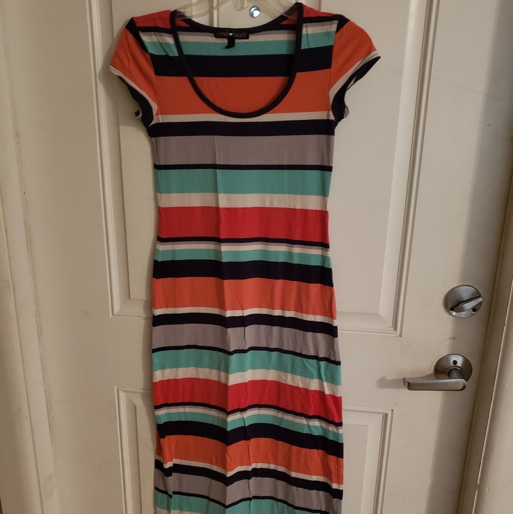 Long striped dress